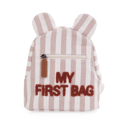 Childhome Zaino My First Bag Tela - Nude/Terracotta