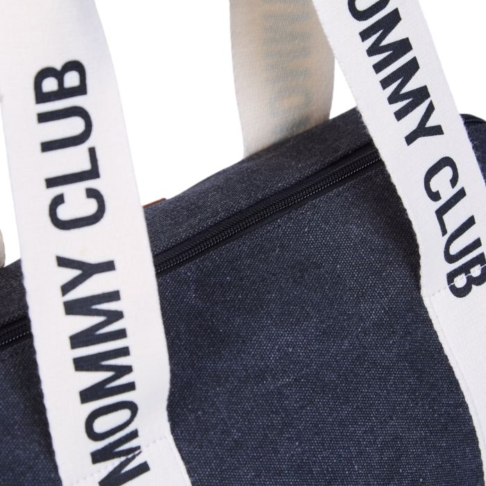 CHILDHOME Mommy Club borsa SIGNATURE TELA black