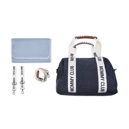 CHILDHOME Mommy Club borsa SIGNATURE TELA black