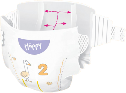 HAPPY Pannolini Happy Tg.2 – MINI 78 x 2 = 156pz - BOX COLORATO