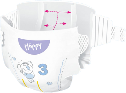 HAPPY - Pannolini tg.3 - DOUBLE PACK (2x70)