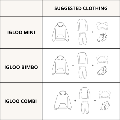 Bamboom Sacco invernale Igloo Mini 1090 - TOG 4.5 - Antracite 311