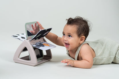 Taf Toys - Black and White Spinning Book Tummy Time - 13385