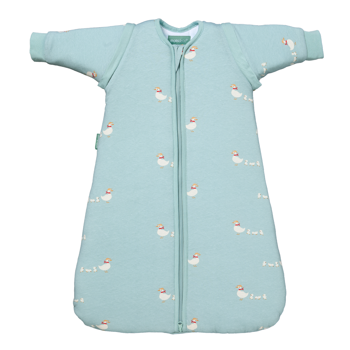 Molis&Co - Sacco nanna con maniche - Duck Family - TOG 2.5 - 0-6mesi