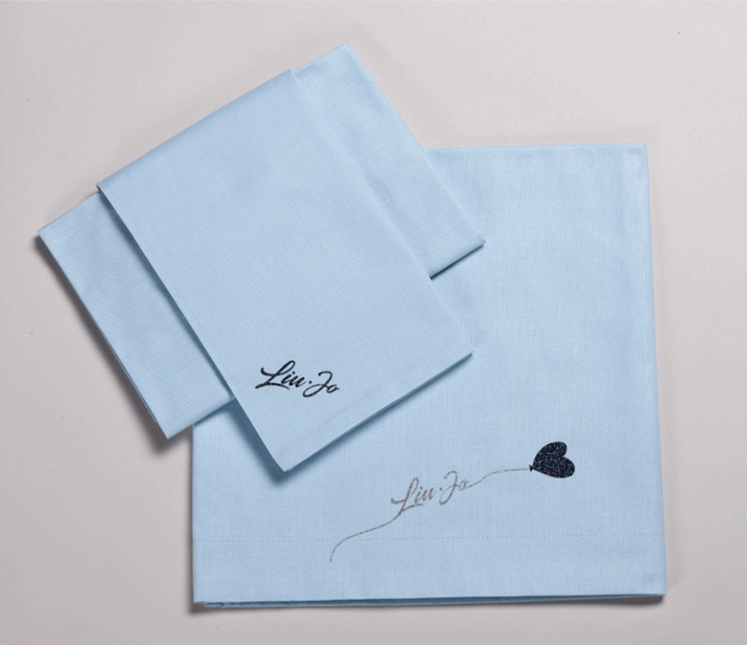 LIUJO Set Lenzuola 3pz Carrozzina SWEET LJ - BL602B azzurro