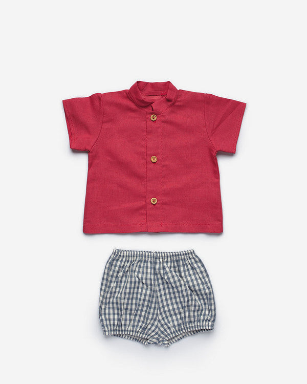 Juliana Collezione Silvestre - Camicia con pantaloncino - J5171