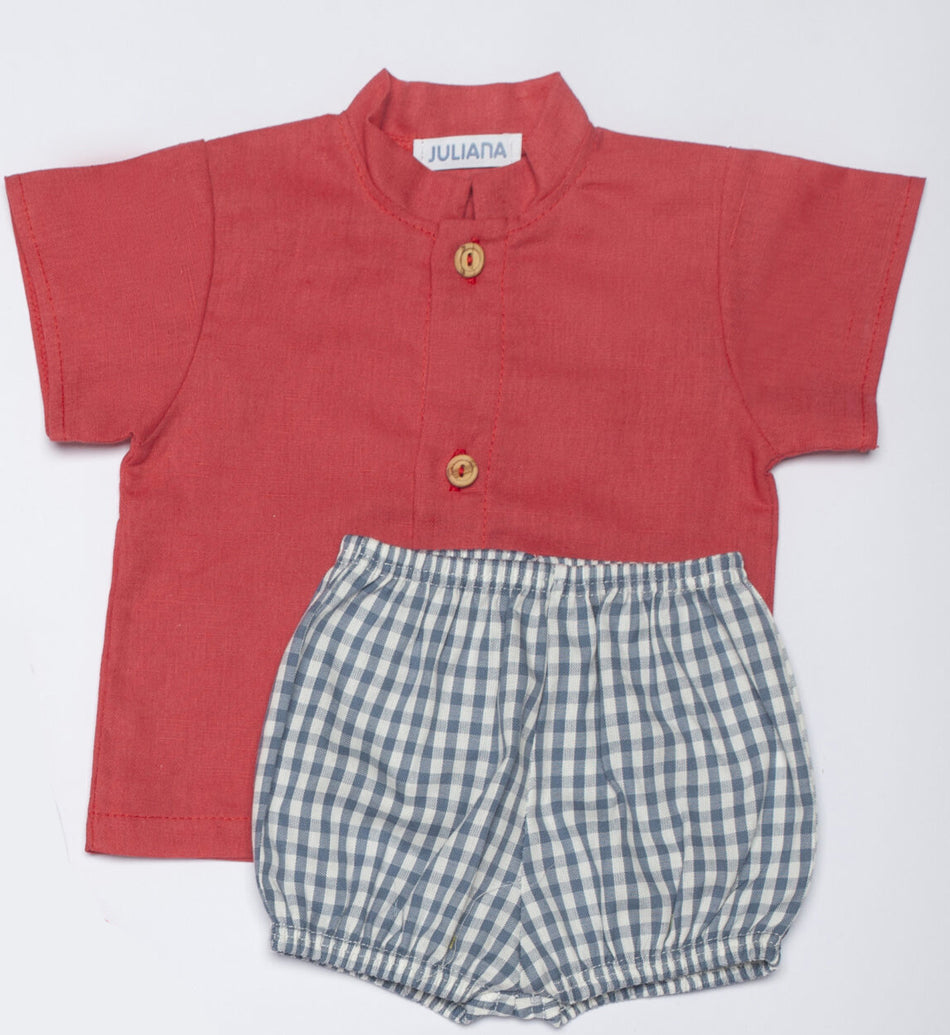 Juliana Collezione Silvestre - Camicia con pantaloncino - J5171