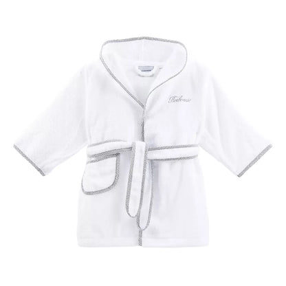 Borbonese Kids - 20 - Accappatoio con maniche - SPLENDIDO - grigio ferro