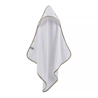 Borbonese Kids - 20 - Accappatoio neonato quadrato SPLENDIDO - marrone