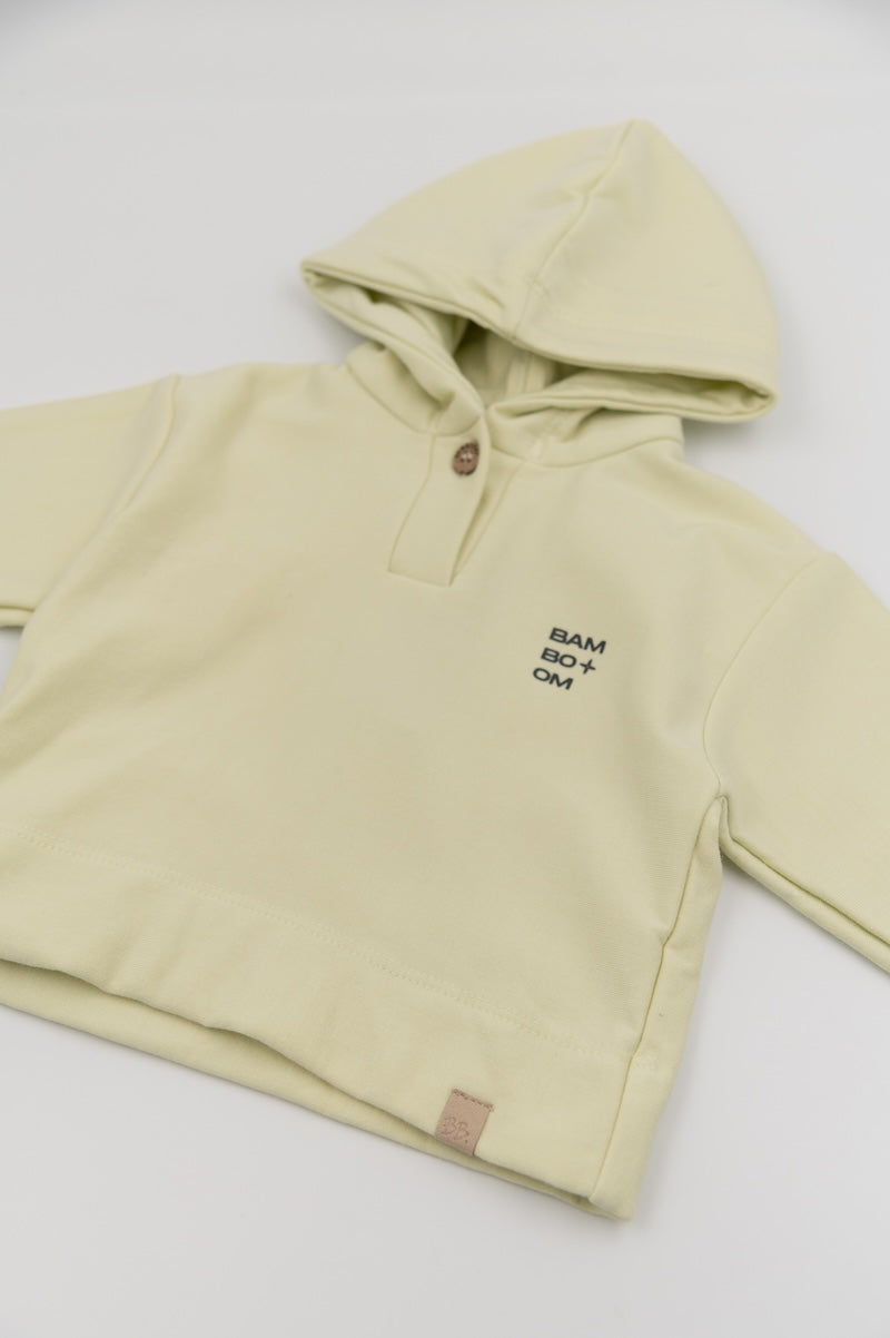 BAMBOOM Hoodie con stampa logo - 853 - LIME 120