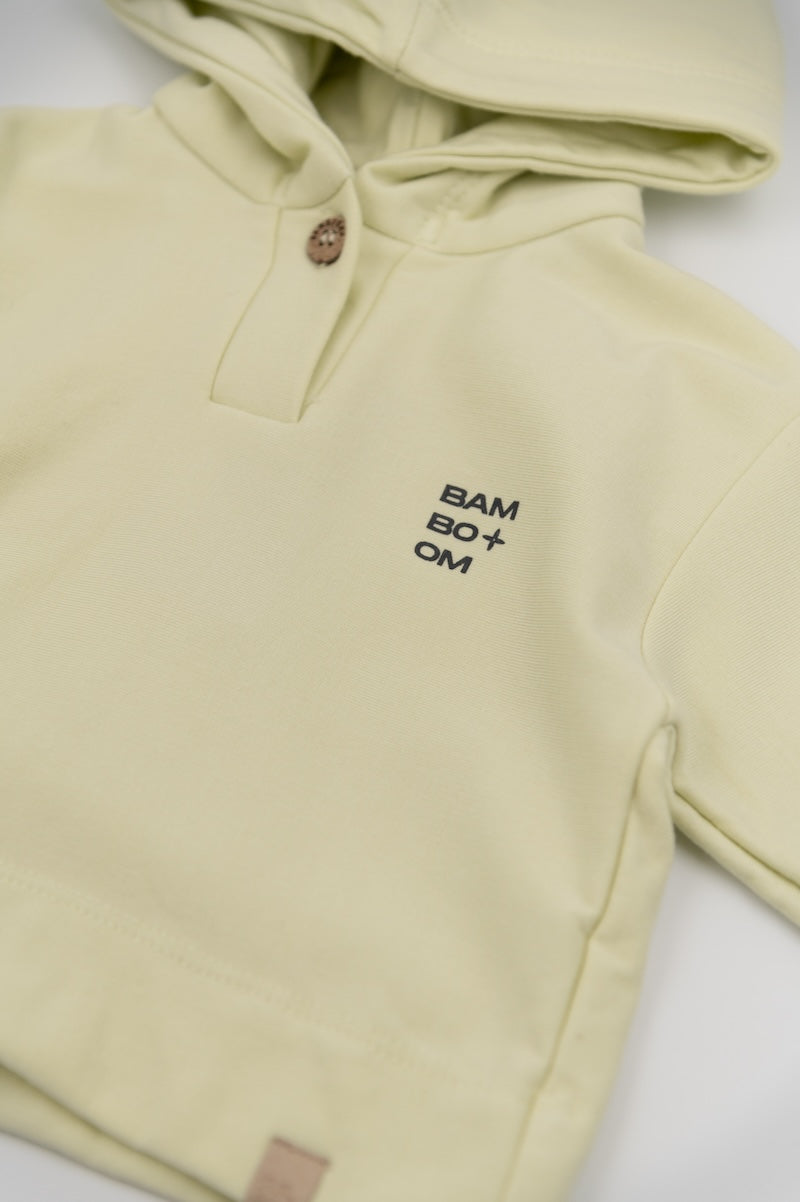BAMBOOM Hoodie con stampa logo - 853 - LIME 120