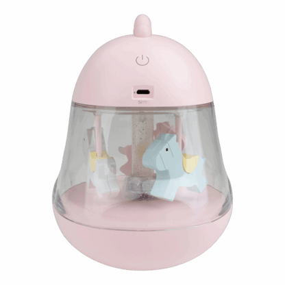 MARY'S Lampada music box Carosello - Rosa