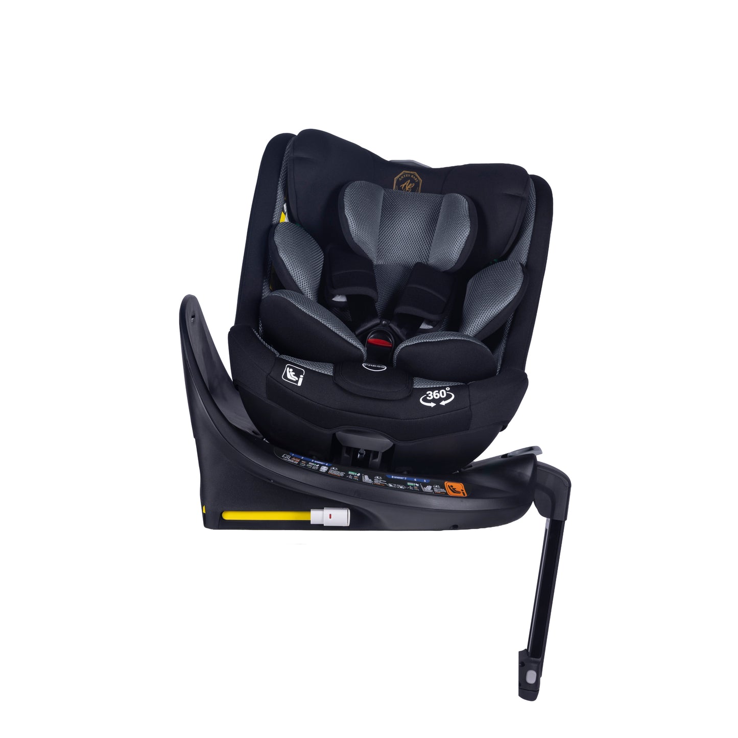 ANTES Baby Seggiolino Auto C021 i-Size Girevole 360º - Grey