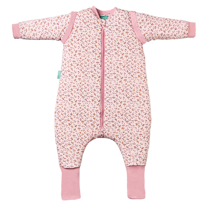 Molis&Co - Sacco nanna con piedini e maniche e calzini antiscivolo - Misty Rose - TOG 2.5