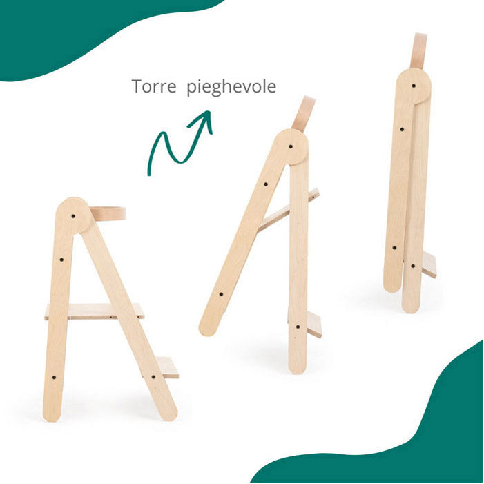 MamaToyz Torre montessoriana richiudibile 12+ MT12