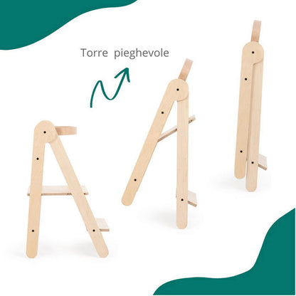 MamaToyz Torre montessoriana richiudibile 12+ MT12