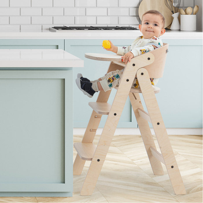 MamaToyz Seggiolone pappa MyChair pieghevole Montessori evolutivo - legno
