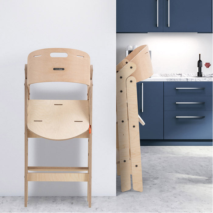 MamaToyz Seggiolone pappa MyChair pieghevole Montessori evolutivo - legno