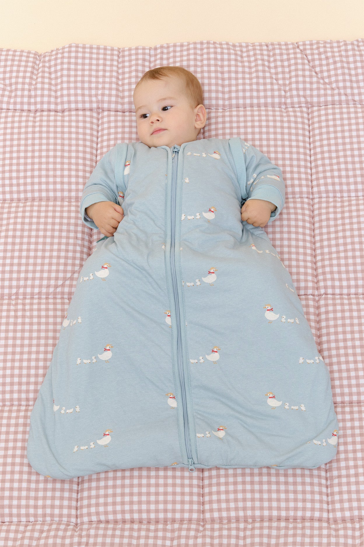 Molis&Co - Sacco nanna con maniche - Duck Family - TOG 2.5 - 0-6mesi