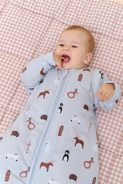 Molis&Co - Sacco nanna con maniche - Winter Animals - TOG 2.5 - 0-6mesi