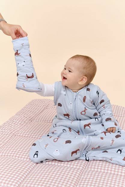 Molis&Co - Sacco nanna con maniche - Winter Animals - TOG 2.5 - 0-6mesi