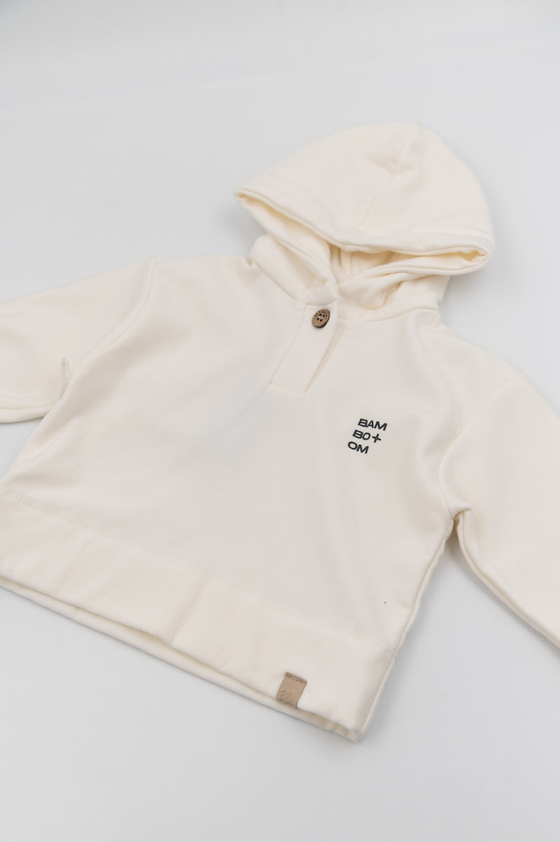 BAMBOOM Hoodie con stampa logo - 853 - OFFWHITE 111
