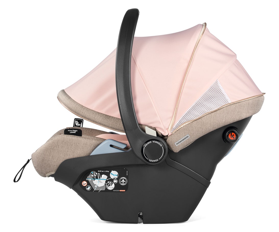 PEG PEREGO Seggiolino Auto Primo Viaggio LOUNGE iSize reclinabile colore MON AMOUR