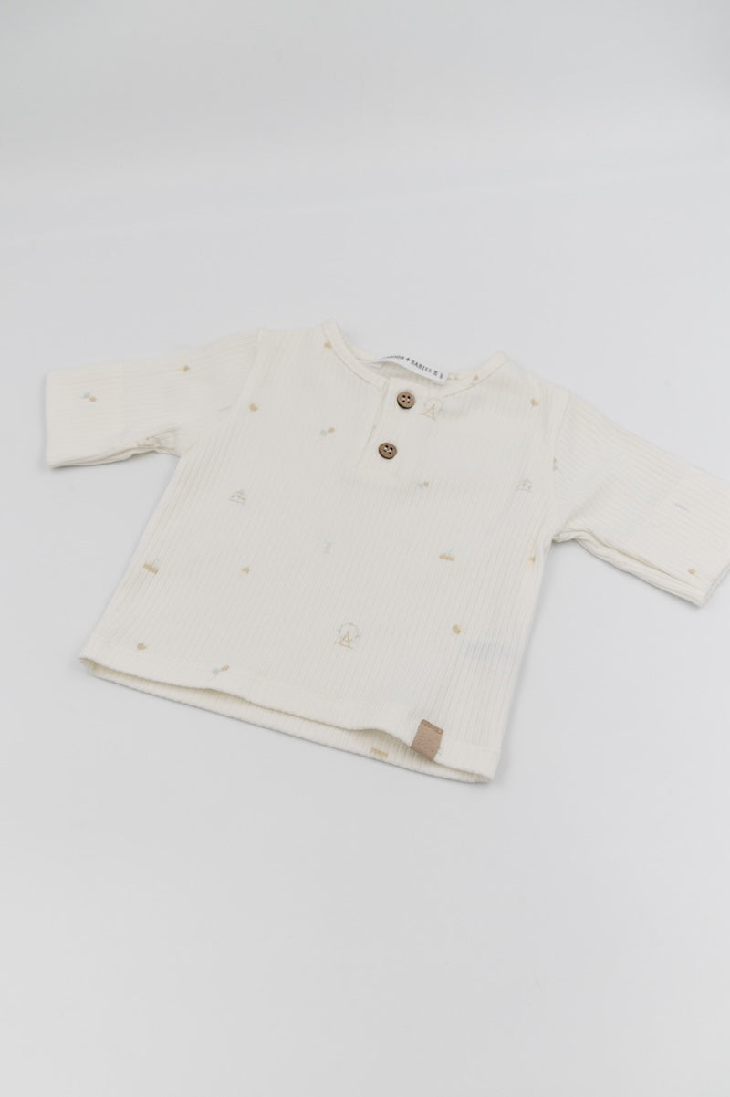 BAMBOOM T-shirt a maniche corte apertura polo - 847 - PRINT CIRCUS 420
