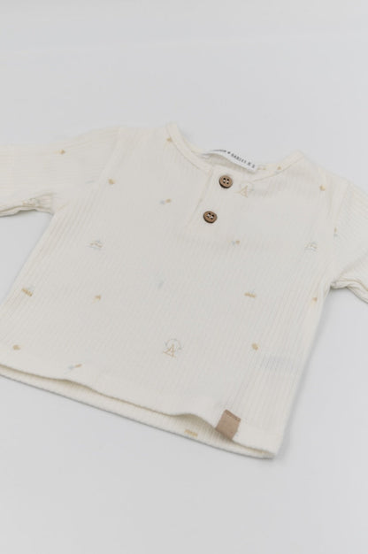 BAMBOOM T-shirt a maniche corte apertura polo - 847 - PRINT CIRCUS 420