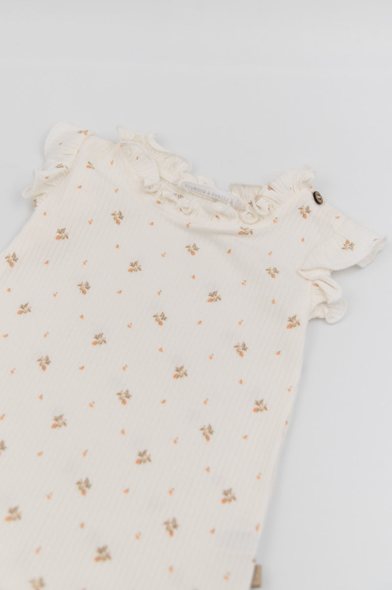 BAMBOOM Tutina con volant - 832 - PRINT LILLA 421