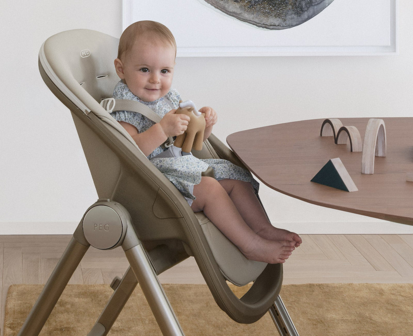 Peg Perego seggiolone pappa Living col. True Black