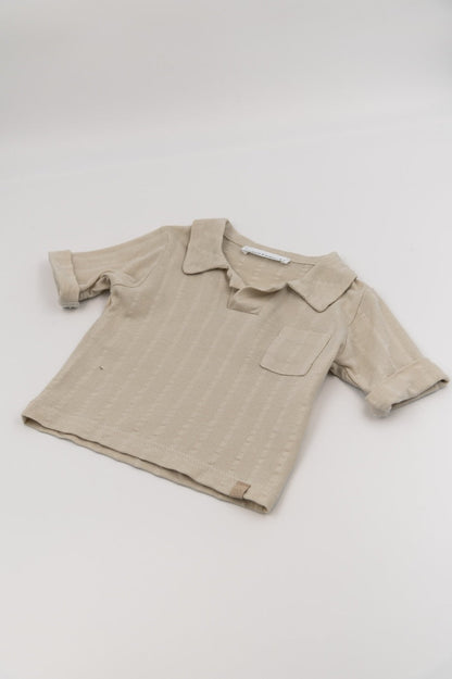 BAMBOOM Polo shirt MC - 885 - SAND 10