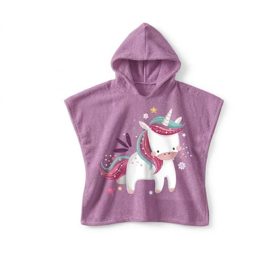 SASSi Asciugamano Poncho - THE UNICORN – HOODED TOWEL