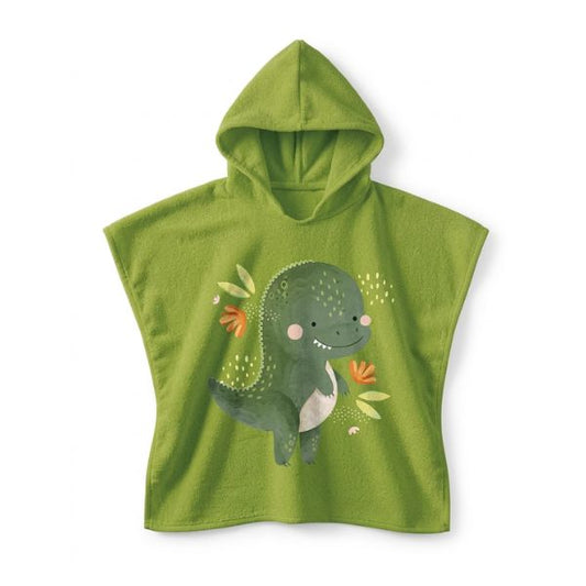 SASSi Asciugamano Poncho - THE DINOSAUR – HOODED TOWEL