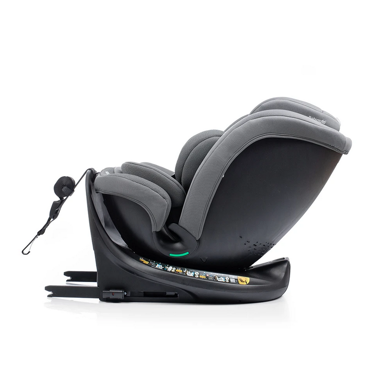 BABYAUTO Seggiolino Auto KANDA ifix 40-150cm top Tether girevole 360 colore Phantom Grey