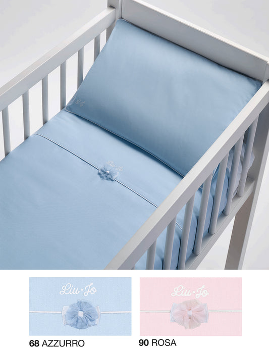 LiuJo Parure Culla Carrozzina 4pz - FIOCCO - BL633C colori assortiti