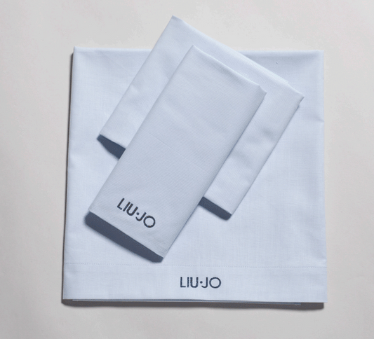 LIUJO Set Lenzuola 3pz Carrozzina GLITTER - BL374C - colore azzurro