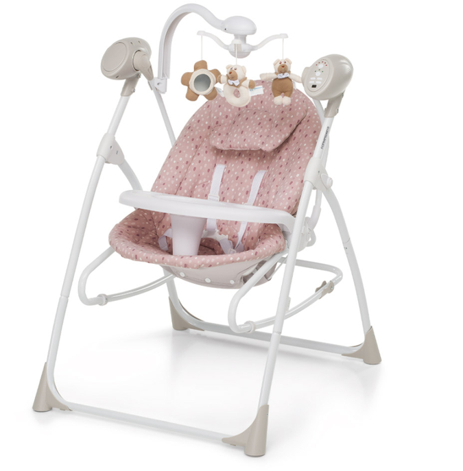 FoppaPedretti - Sdraietta musicale Carillon con telecomando - rose