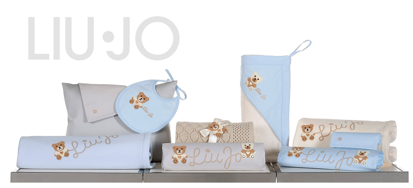 LiuJo bavaglino bavetta serie BEAR LJ baby - BA141B colori assortiti