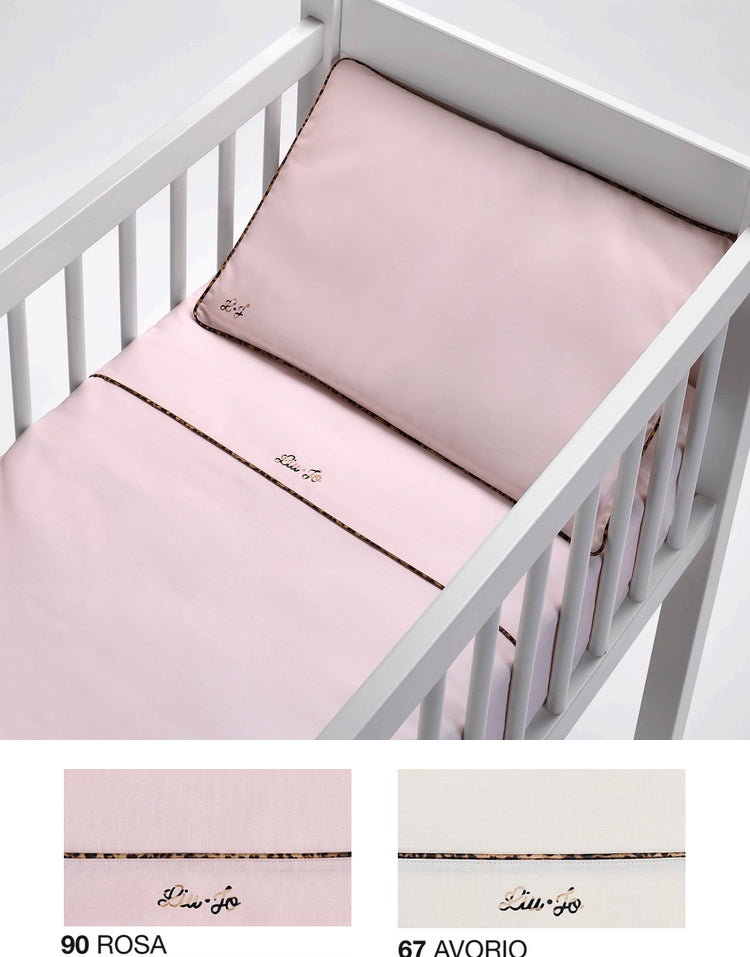 LiuJo Parure Culla Carrozzina 4pz - MACULINO - BL643C colore AVORIO