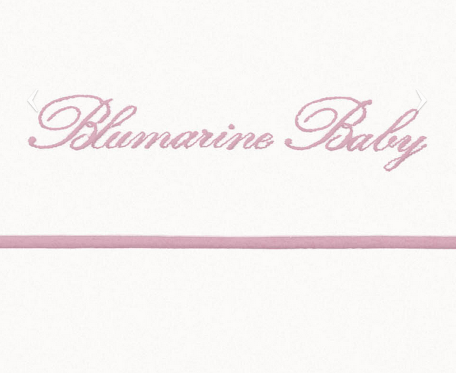 BLUMARINE BABY - Lenzuola LETTINO 3 pezzi BABY BLU - colori assortiti