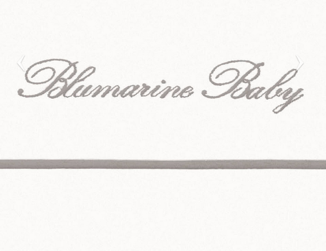BLUMARINE BABY - Lenzuola LETTINO 3 pezzi BABY BLU - colori assortiti