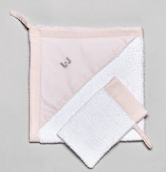 LiuJo Baby - Accappatoio nascita con manolola - LJ - rosa