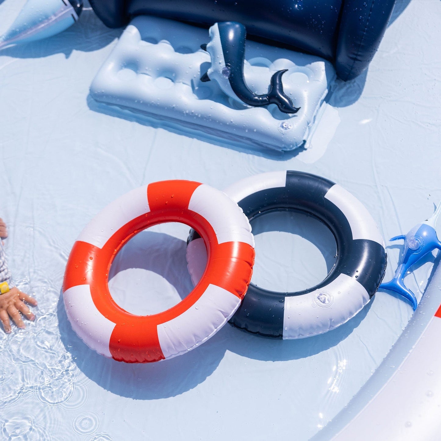 SWIM ESSENTIALS Ocean Stripes | Piscina gonfiabile play center multicolore