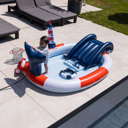 SWIM ESSENTIALS Ocean Stripes | Piscina gonfiabile play center multicolore