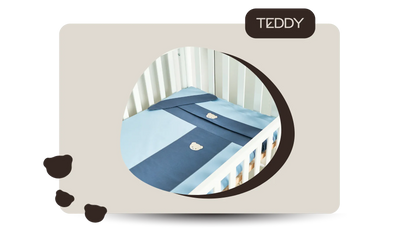 COCCOLISSIMI - piumotto sfoderabile per lettino - TEDDY Agave