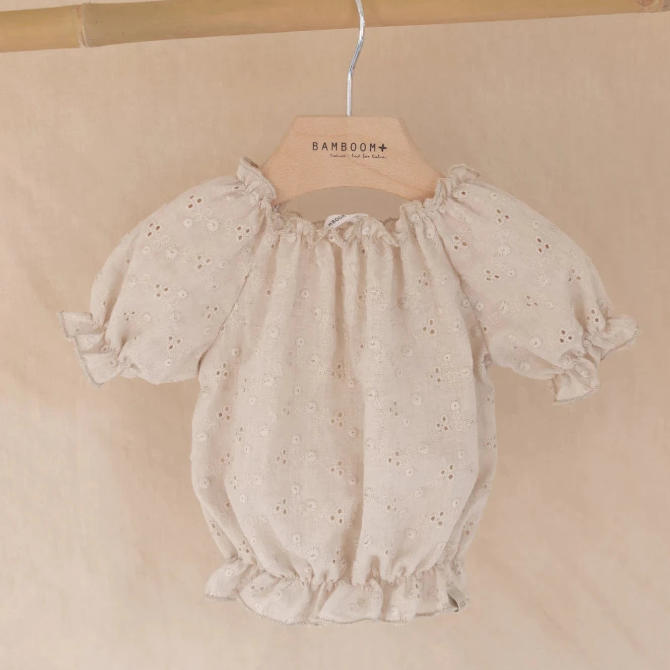 BAMBOOM T-shirt maniche corte sangallo - 583 - Sand