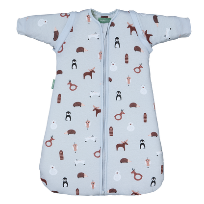 Molis&Co - Sacco nanna con maniche - Winter Animals - TOG 2.5 - 0-6mesi