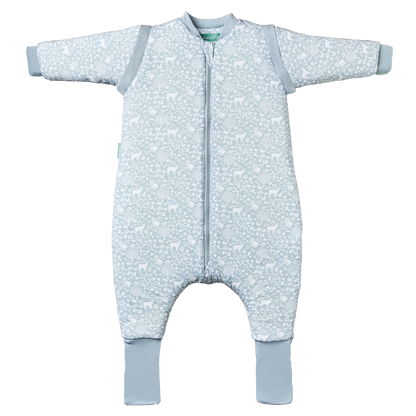 Molis&Co - Sacco nanna con piedini e maniche e calzini antiscivolo - Woodland - TOG 2.5