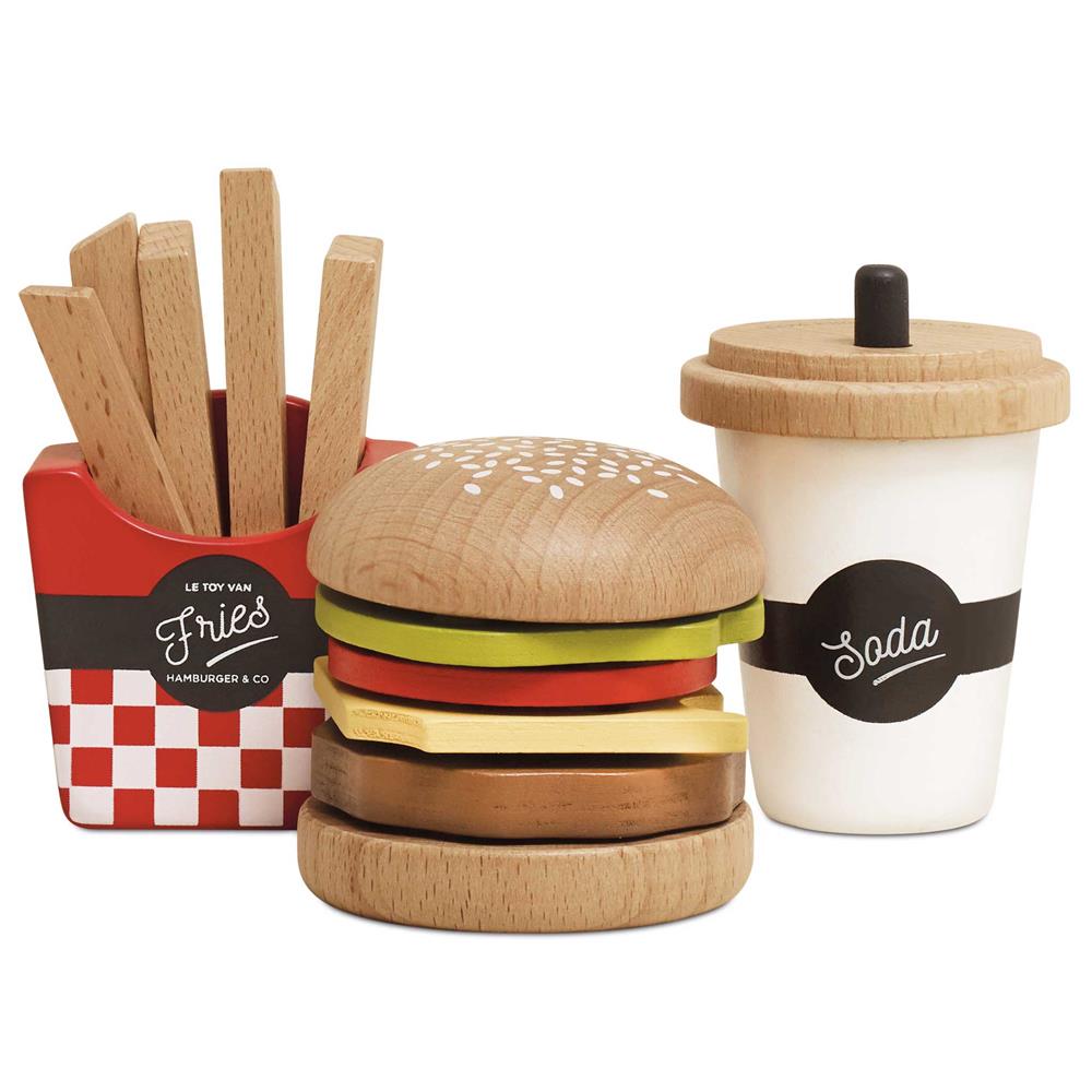 LE TOY VAN SET - HAMBURGER GOURMET